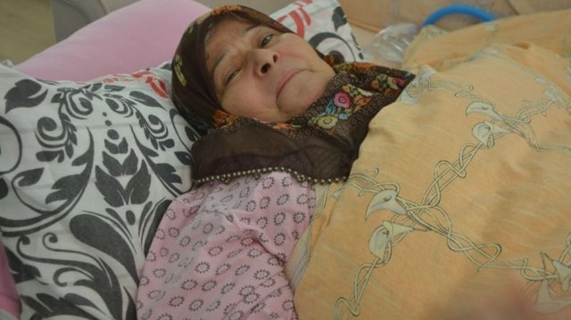 Kalbinde iğne tespit edilen Hüsniye Avcı tedavi altına alındı!