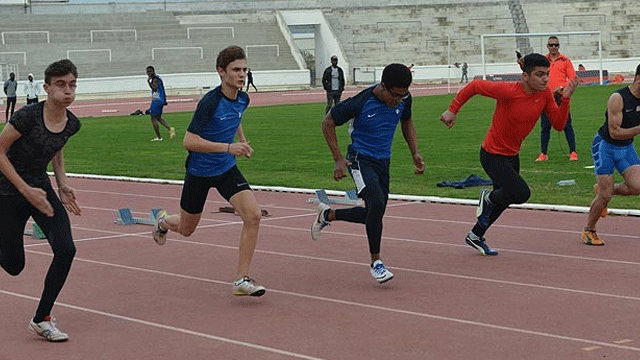 Atletizmde seçmeler yapıldı