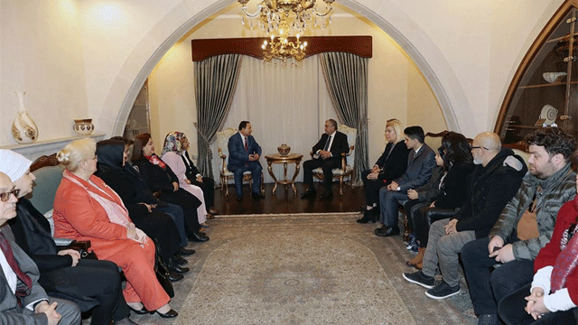 Akıncı Türkiye – Kıbrıs Türk Cumhuriyeti İşbirliği Cemiyeti Heyeti’ni kabul etti