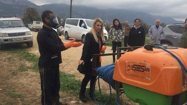 Çatalköy’de üreticilere ve tarım ilacı satıcılarına eğitim...