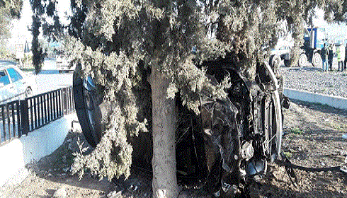 Kaza yaptı korkup kaçtı