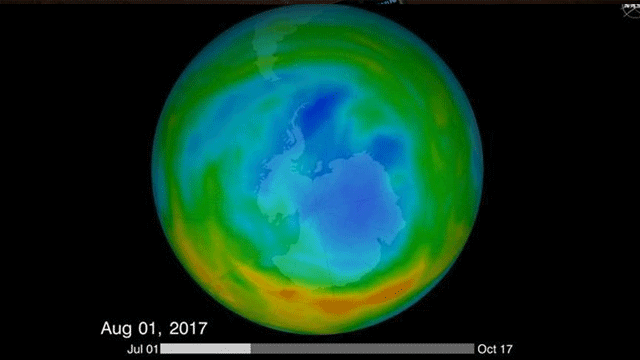 Ozon tabakasındaki delik kendini onarmaya başladı!