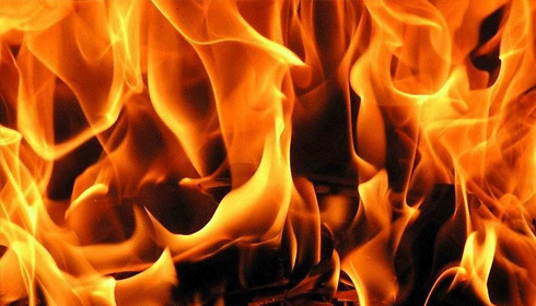 Çatalköy’de bir evde yangın çıktı