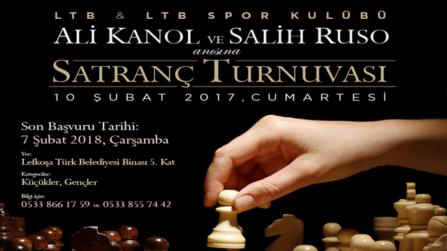 LTB’den Ali Kani Kanol ve Salih Ruso anısına Santranç Turnuvası