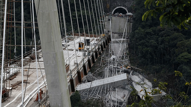 Kolombiya'da köprü inşaatında çökme: 9 ölü, 8 yaralı