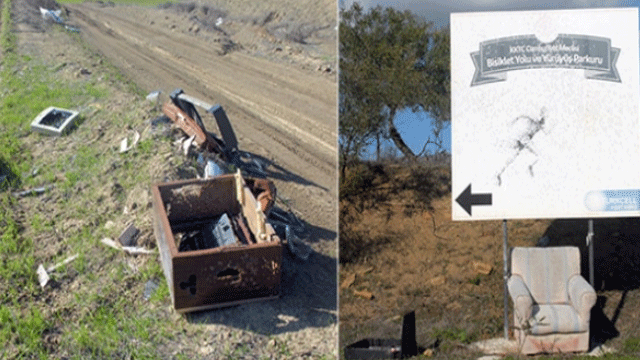 Dikmen'e yakışmayan görüntü