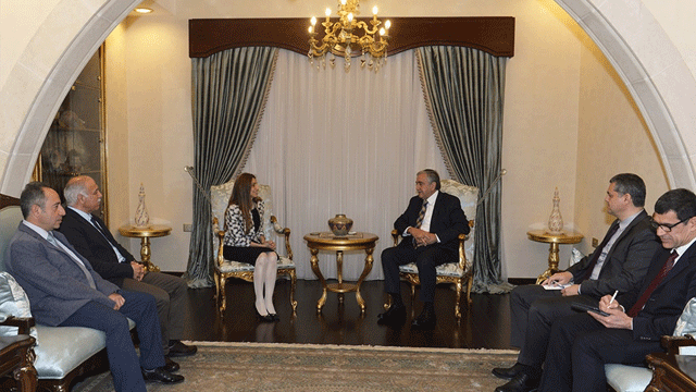 Cumhurbaşkanı Mustafa Akıncı, YÖDAK heyetini kabul etti