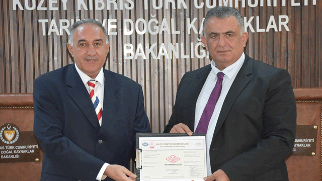 Tarım Bakanlığı’na ISO 9001 ve ISO 10002 sertifikasi verildi