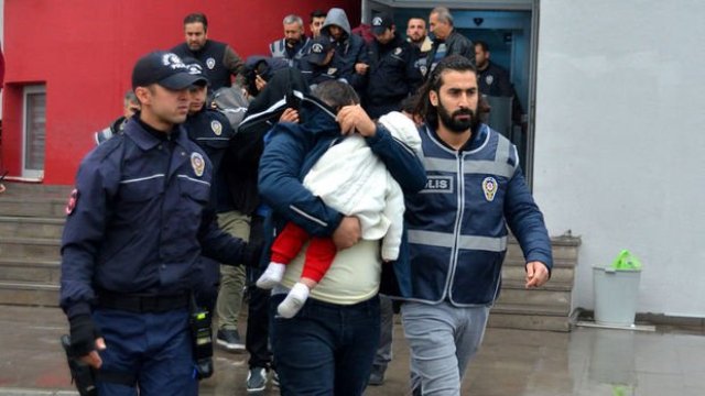 Cono operasyonunda gözaltına alınanlar adliyeye sevk edildi