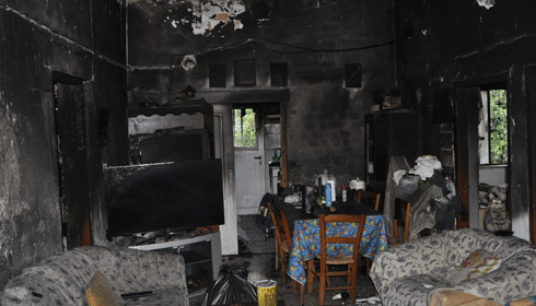 Kaptanoğlu ailesi kış ortası evsiz kaldı