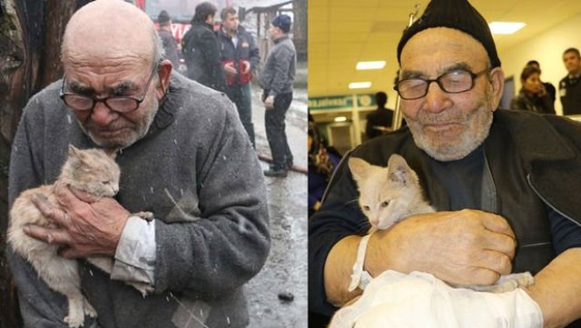 Bolu'da evi yanan yaşlı adam konuştu