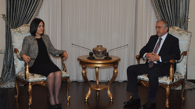 Siber, Akıncı'ya veda ziyaretinde bulundu