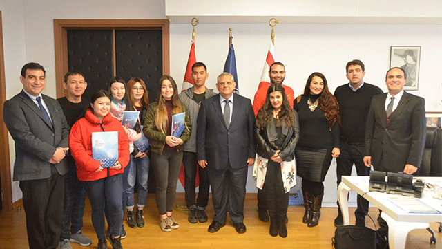 DAÜ’YÜ tercih eden değişim öğrencileri eğitimlerini tamamladı