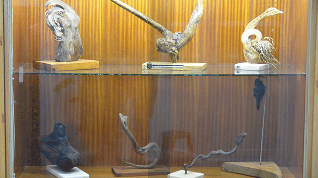 Şinasi Tekman’ın 76 adet heykeli DAÜ Kütüphanesinde yaşamla buluştu