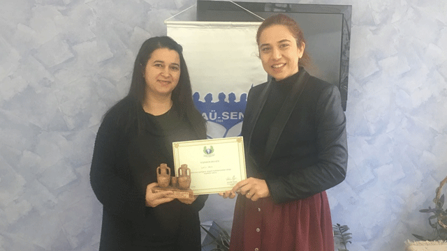 DAÜ-SEN’den, Kemal Saraçoğlu Vakfı’na 15 bin 625 TL’lik bağış