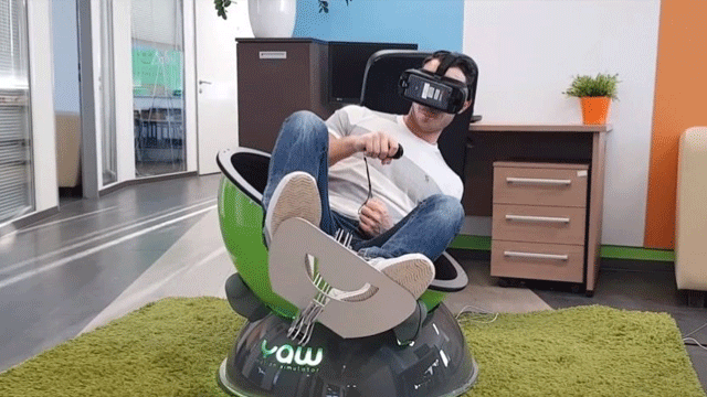 Sanal gerçeklik simülasyonları için koltuk geliştirildi…