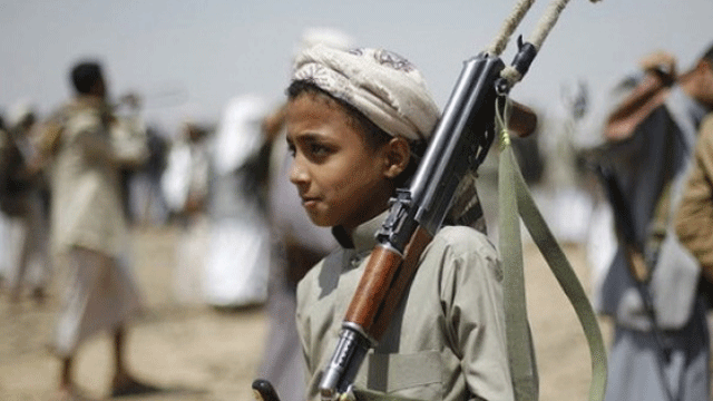 Yemen'de 2 binden fazla "çocuk asker"