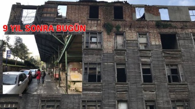 Taksim ve Beşiktaş'taki metruk binalar tehlike saçıyor