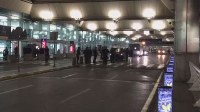 Atatürk Havalimanı'nda hareketli dakikalar