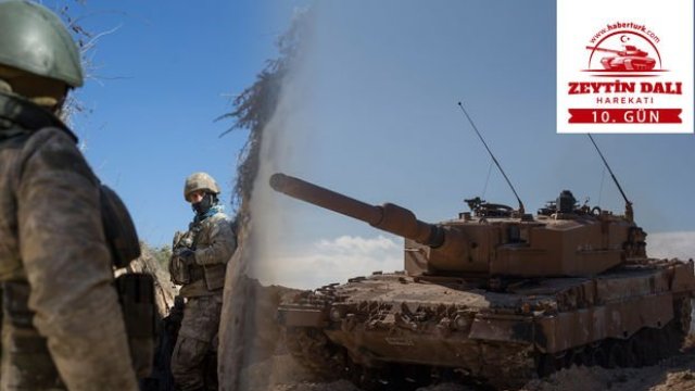 Afrin Zeytin Dalı Harekatı'nda son dakika haberler! Operasyonun 10. günü