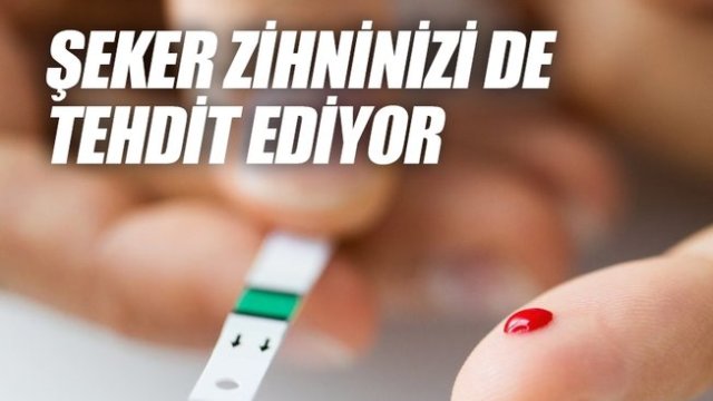 Şeker, zihninizi de tehdit ediyor