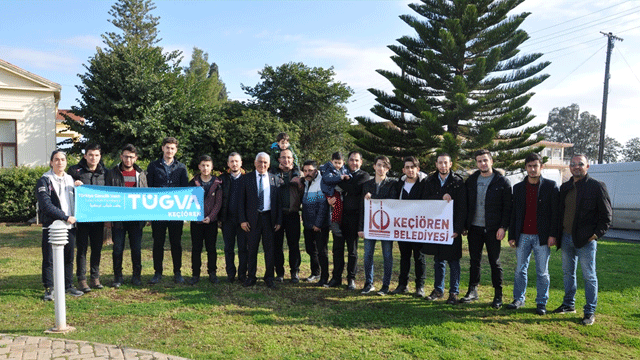 TÜGVA gençlerinden oluşan ikinci ekip kültür gezisi için KKTC’de…