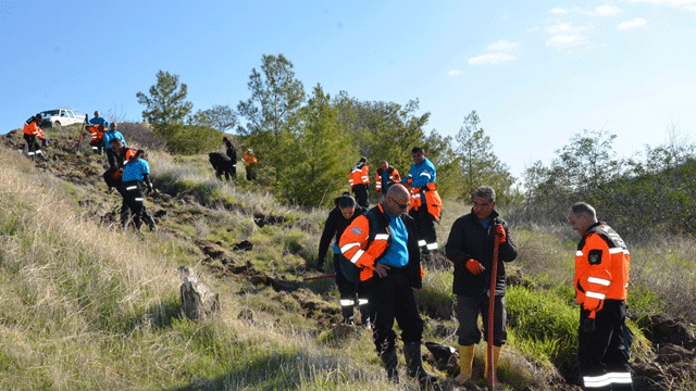 Sivil Savunma Teşkilat Başkanlığı’ndan Bademliköy’e 2 bin 200 fidan