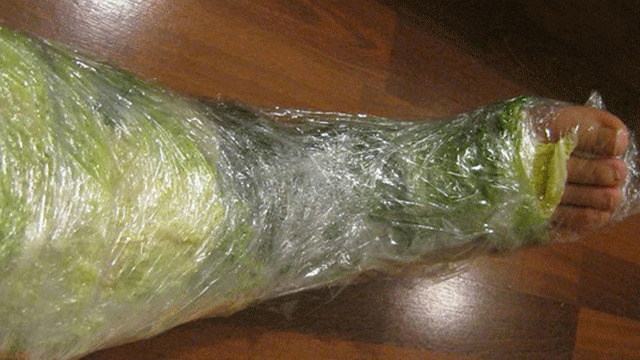 Bacağınıza 1 saat lahana sarıp beklediğinizde olacaklara inanamayacaksınız!