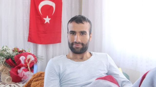 Zeytin Dalı Harekatı'nda yaralanan uzman çavuş Adıyaman'a getirildi