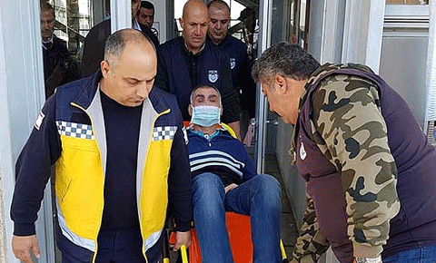 Ambulansla getirildi