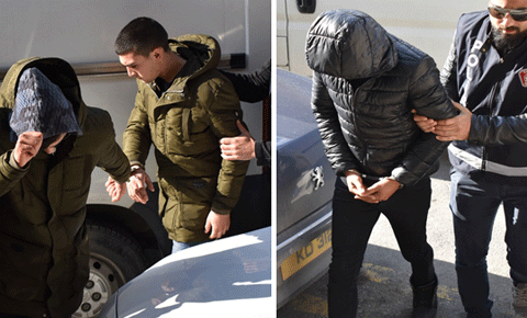 Polis ihbar üzerine arabayı didik didik aradı