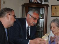 Güngördü, Türkan Aziz’i ziyaret etti