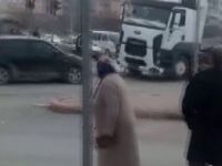 Konya'da bir TIR sürücüsü 'Neden bana selektör yapıyorsun?' deyip dehşet saçtı