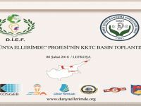 “Dünya Ellerimde” projesinin KKTC’deki tanıtım etkinliği ve basın toplantısı 8 Şubat’ta