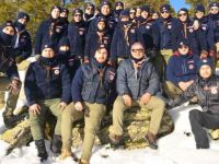 Karda yaşamayı öğrendiler