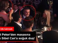 Sedat Peker, Eşinin Yanında Sibel Can'ın Yüzüne Bakmadı