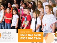 Lefkoşa Belediye Orkestrası Çocuk Korosu’na kayıtlar başladı
