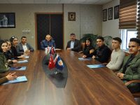 DAÜ Rektörü Prof. Dr. Necdet Osam, değişim programına kabul edilen yabancı uyruklu öğrencileri kabul etti