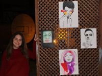 Gençler Bedesten’de resimlerini sergiledi, şiirler okudu, müzik dinletisi sundu…