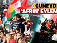 Kürtler, Afrin için protesto eylemi yaptı
