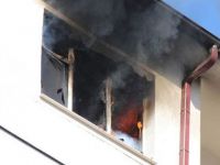 Konya'da bir kişi kendisini terk eden eşine kızıp evini ateşe verdi