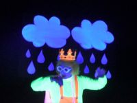 Siyah ışık tekniğiyle tiyatro