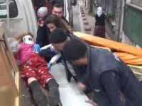 Cihangir'de genç kadın 4'üncü kattan kamyonet kasasına düştü