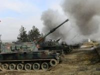 Fırtına Obüsleri terör mevzilerine bomba yağdırıyor