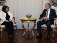 Cumhurbaşkanı Akıncı, Mormenekşe Kadınlar Birliği Heyetini kabul etti