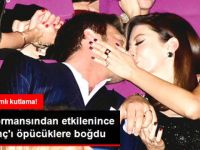 Başak Dizer, Kıvanç Tatlıtuğ'u Öpücüklere Boğdu