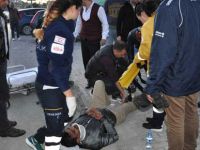 Park yerine dönerken motosiklete çarptı