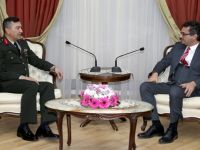 Başbakan Erhürman, KTBK Komutanı Tümgeneral Yıldırım’ı kabul etti