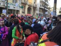 Prodromu’da karnaval geçidi düzenlemek isteyen gençler yol kapattı