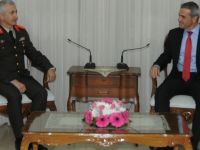 Meclis Başkanı Uluçay, GKK Komutanı Tuğgeneral Algan’ı kabul etti